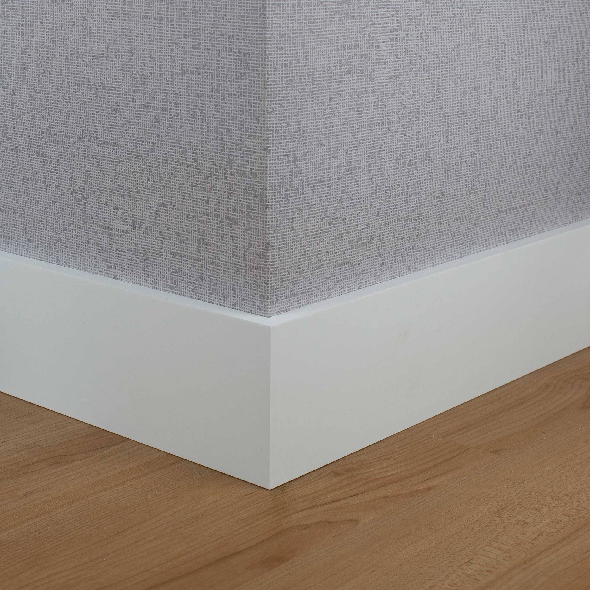 PROVISTON Plinthe 12 x 100 x 2440 mm MDF Hydro Prépeint Plinthe carré lot de 5 - 5