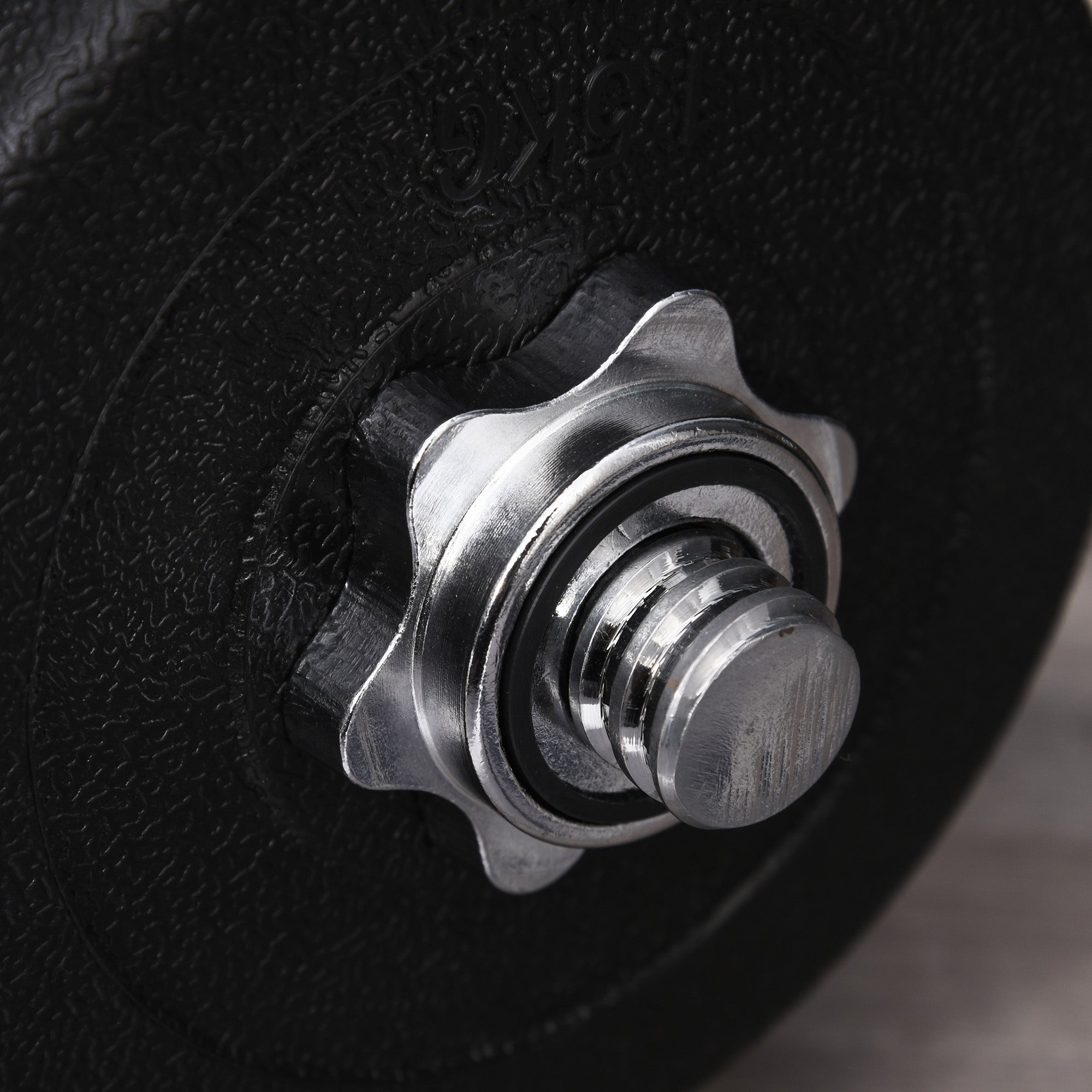 Jogo de halteres pesos de fitness 40kg ajustável profissionais ginásio doméstico e musculação com barra aço e discos - 5