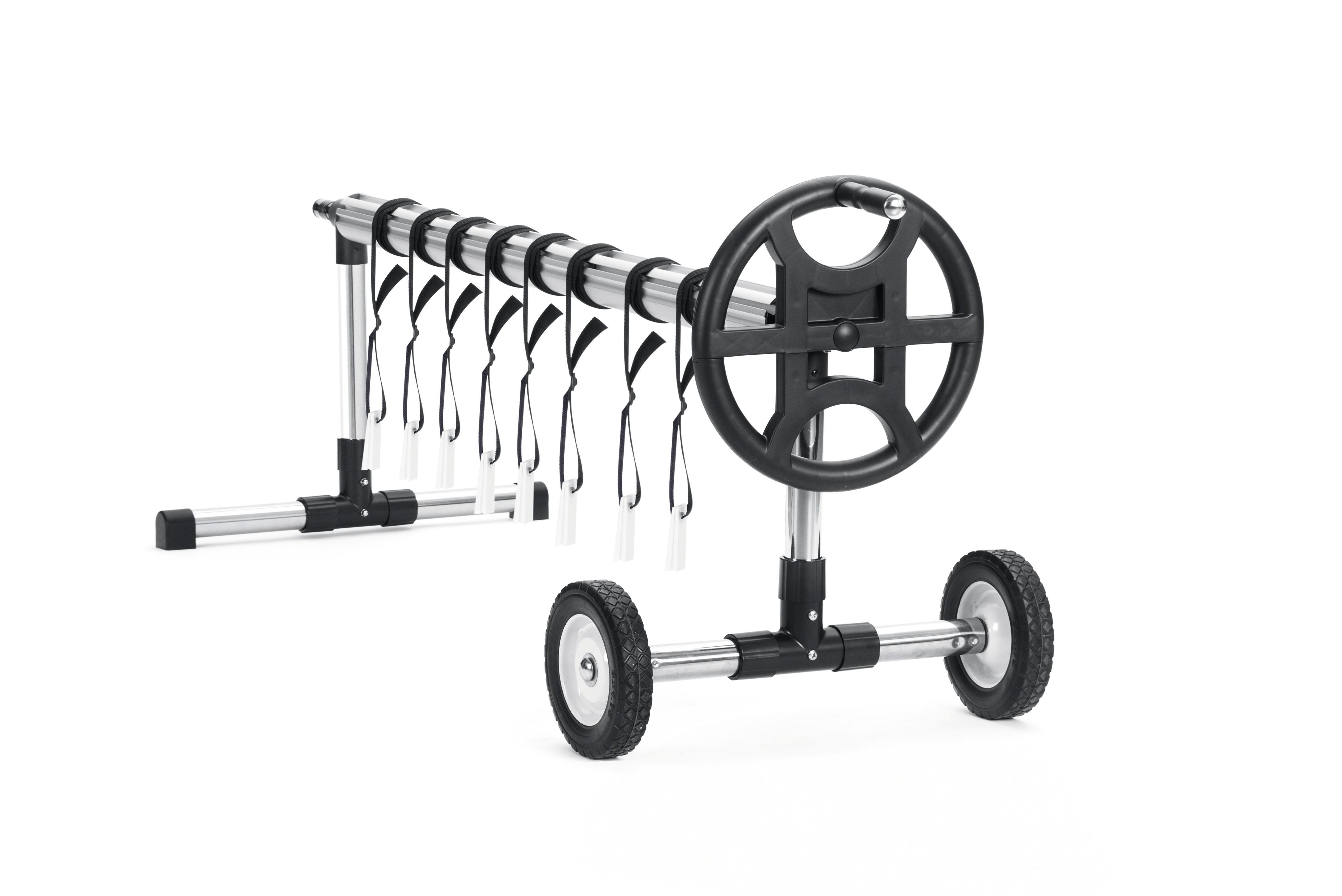 COIL Zwijacz folii solarnej do basenu stalowo-aluminiowy do basenów od 3m do 5.7m szerokości - 3