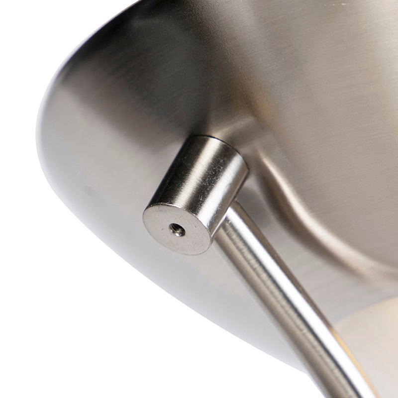 LED Dimmable Lampadaire eclairage indirect variateur inclus diva - H 1800 mm - Acier - Moderne - Éclairage intérieur - Salon I Chambre I Cuisine I - 8