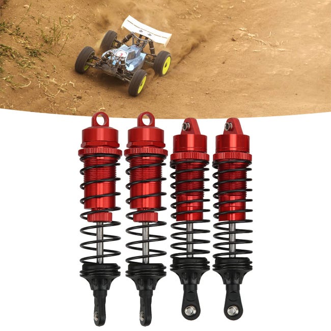 Tixiyu Amortisseurs Haute Résistance en Métal RC pour Accessoire de Pièces de Rechange de Voiture 1/10 RC, Effet D'amortissement Lisse, pour une Conduite équilibrée (105mm Tixiyu Amortisseurs Haute Résistance en Métal RC pour Accessoire de Pièces de Rechange de Voiture 1/10 RC, Effet D'amortissement Lisse, pour une Conduite équilibrée (105mm