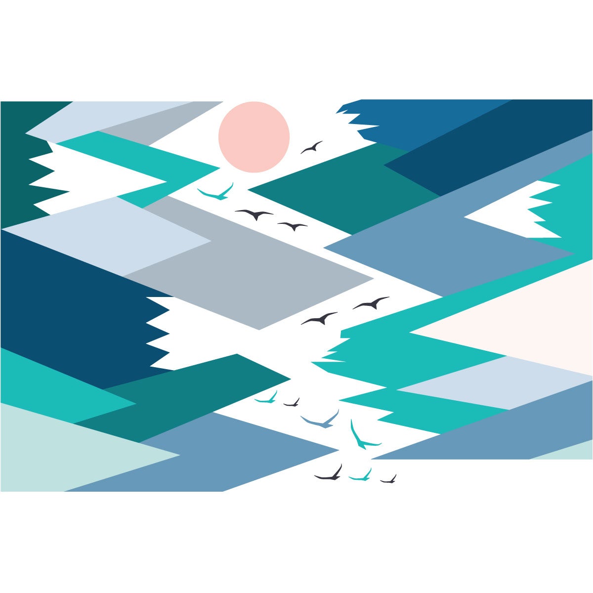 Adesivo bambino di montagna scandinavo lolika - Sticker adesivo - adesivi murali - 70x105cm - 4