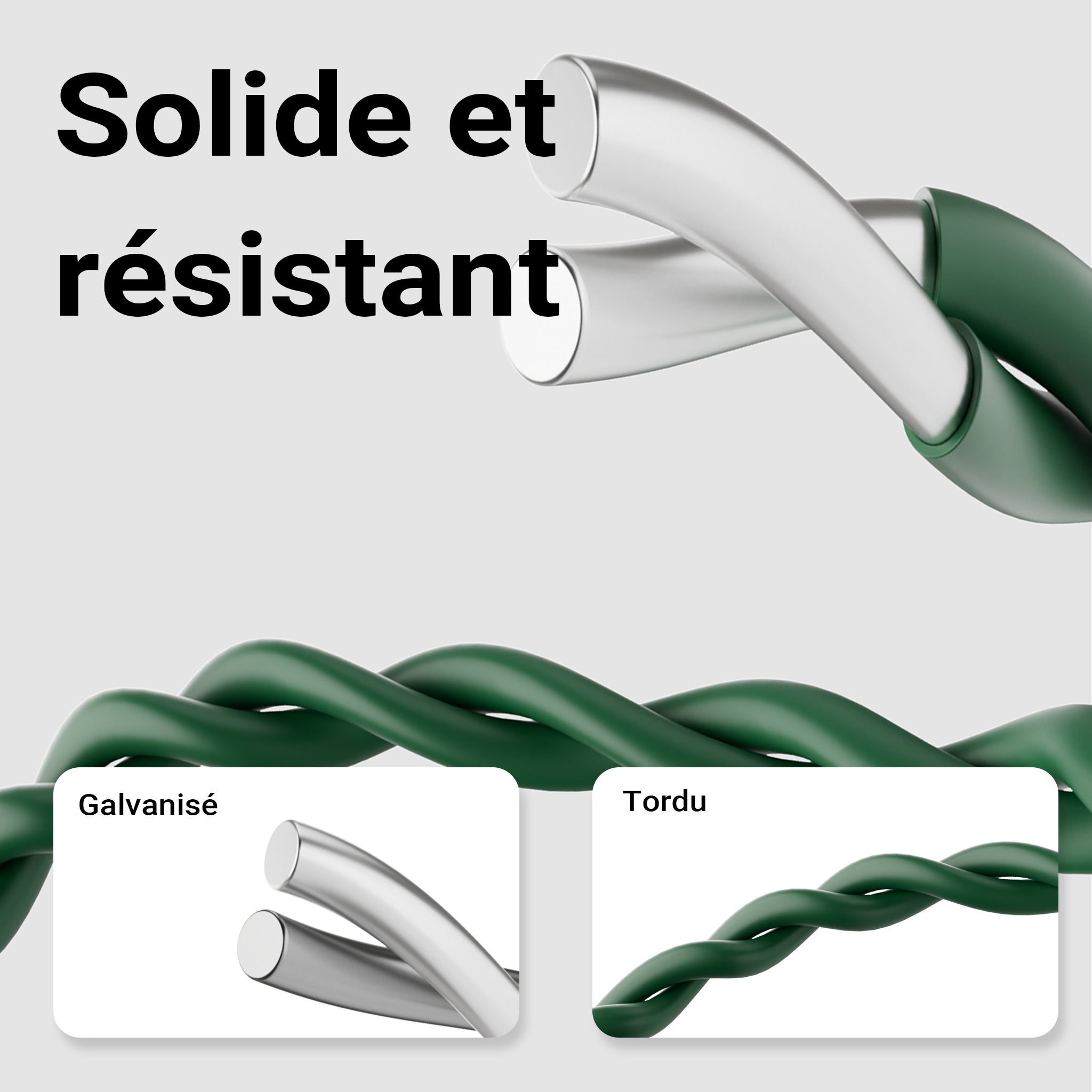 Wiltec Recinzione giardino 0,4 x 10 m verde, rete metallica in acciaio rivestita in PVC con bordo superiore ad arco, recinzione con maglie 9 x 15 c - 5