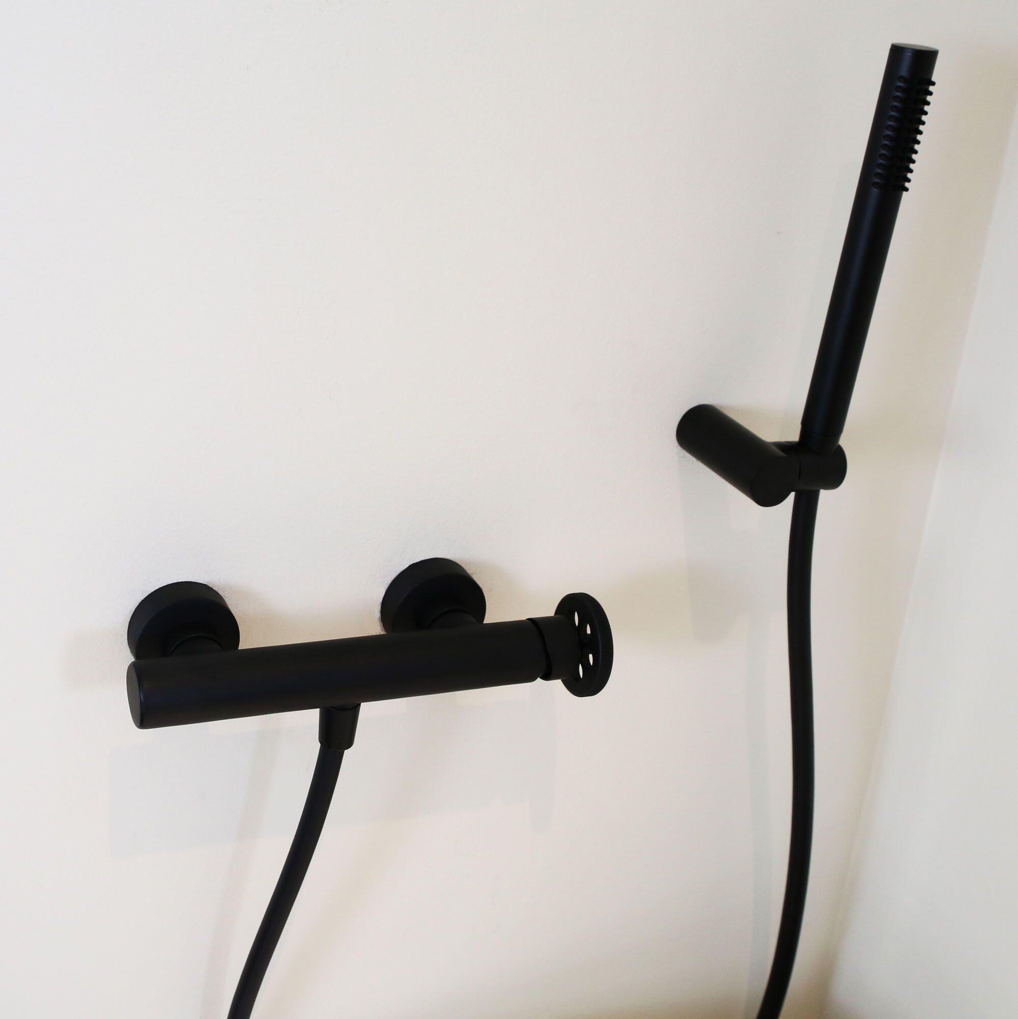 Mitigeur mécanique douche ESSEBAGNO Indus Noir mat - 3
