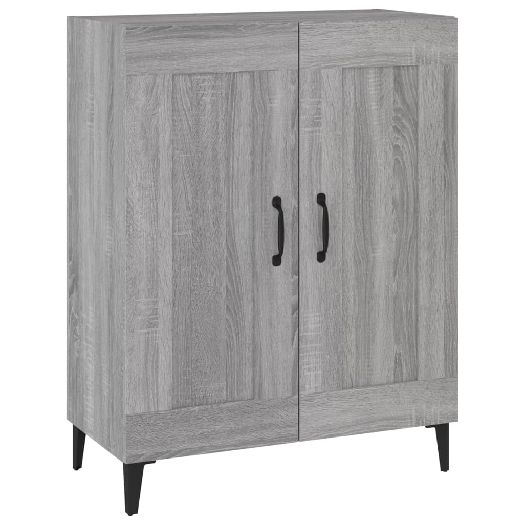 Credenza Grigio Sonoma 69,5x34x90 Cm In Legno Multistrato