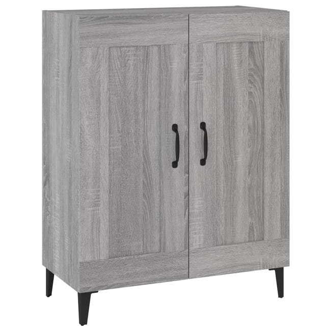 Credenza Grigio Sonoma 69,5x34x90 Cm In Legno Multistrato Credenza Grigio Sonoma 69,5x34x90 Cm In Legno Multistrato