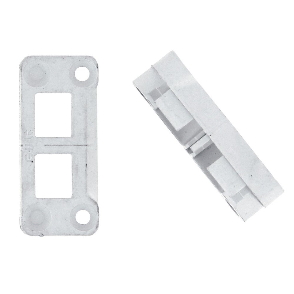 Gâche tringle double FERCO E-18737-00-0-7 PVC blanc pour serrures ...