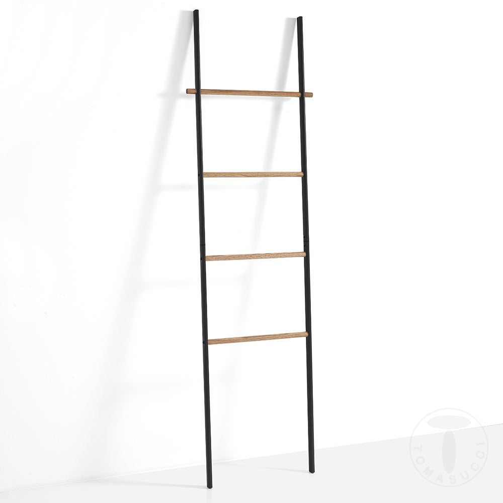 Escalera decorativa - toallero janny negro