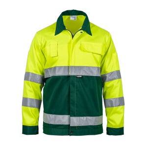 Gilet Intervention Multipoche Cityguard Jaune Fluo avec bandes
