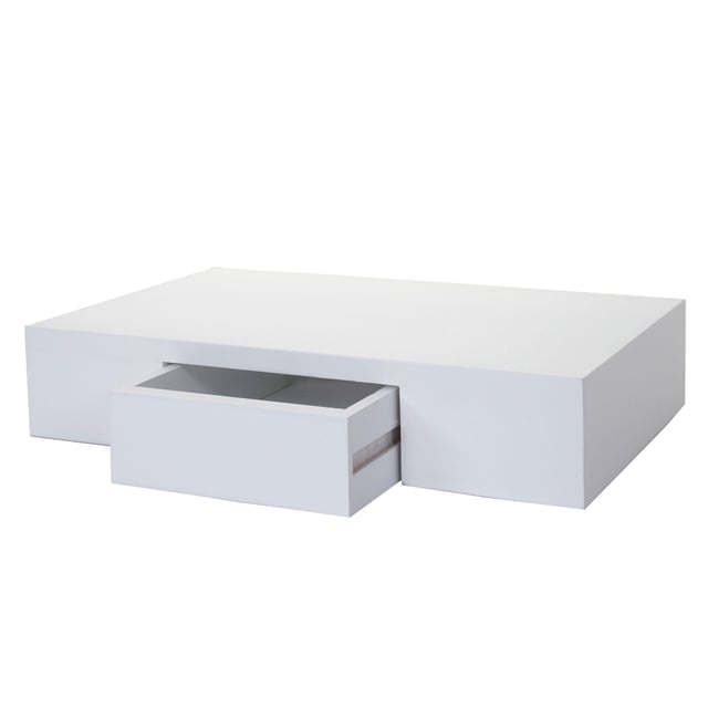 Mensola sospesa a parete con cassetto 40 cm bianco 04_0005679