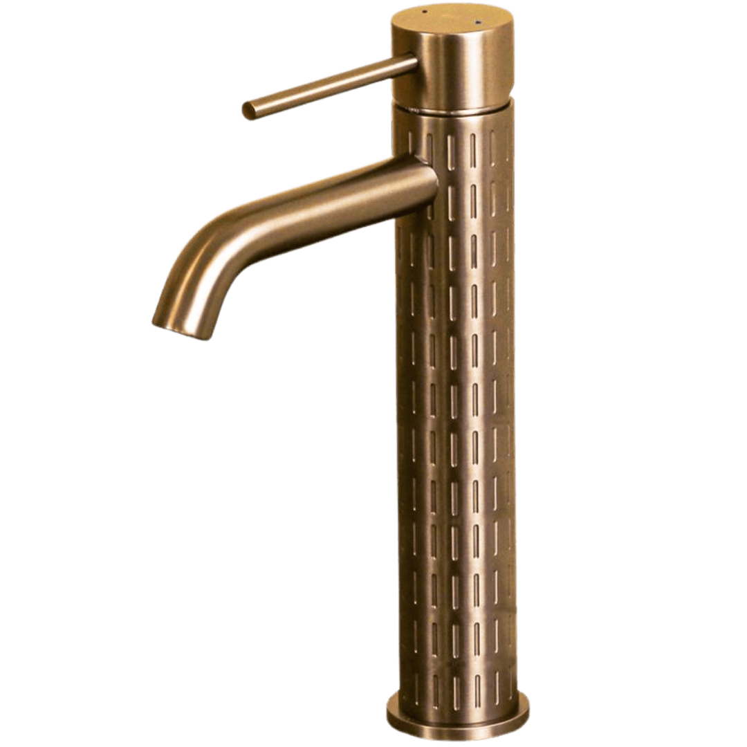 Architek bateria miedziana umywalkowa wysoka szczotkowanej miedzi