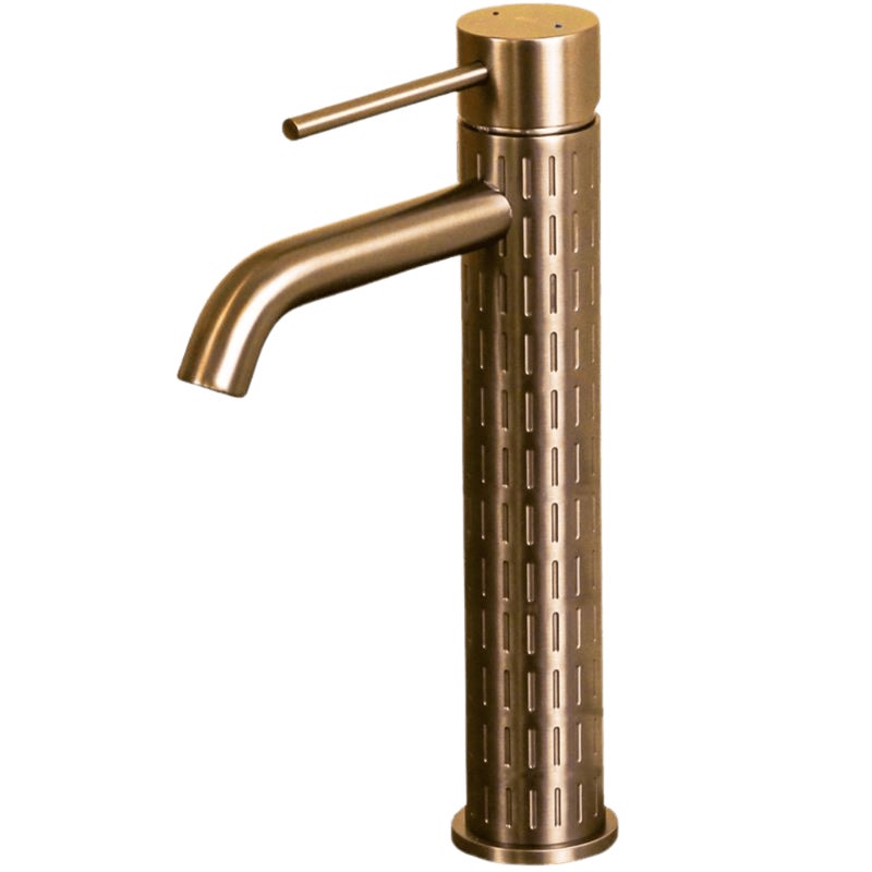 Architek bateria miedziana umywalkowa wysoka szczotkowanej miedzi