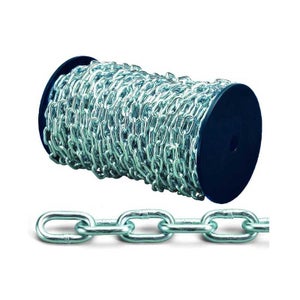 Catena Genovese Zincocromata 50 Metri | 3.8/19 Mm Per Uso Commerciale - Foto 6