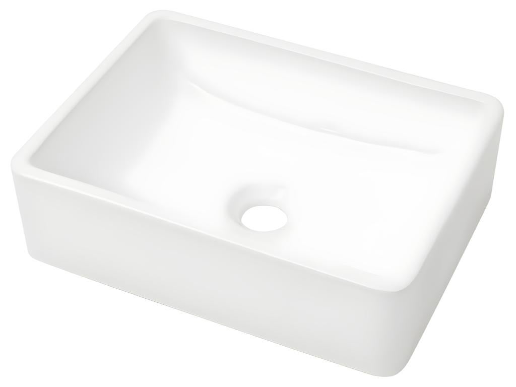 Lavabo in ceramica lavamani lavabo per bagno wc 41 x 30 cm bianco 02_0002526 - 5