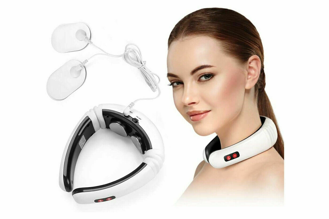 Massaggiatore Cervicale Elettrico Riscaldante, 5 Modalita Di Massaggio - Foto 3