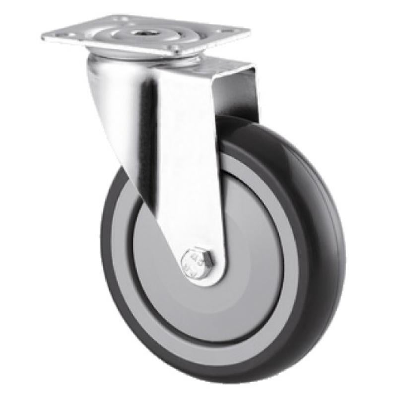 Roulette pivotante fixation à platine roue polypropylène pour ...