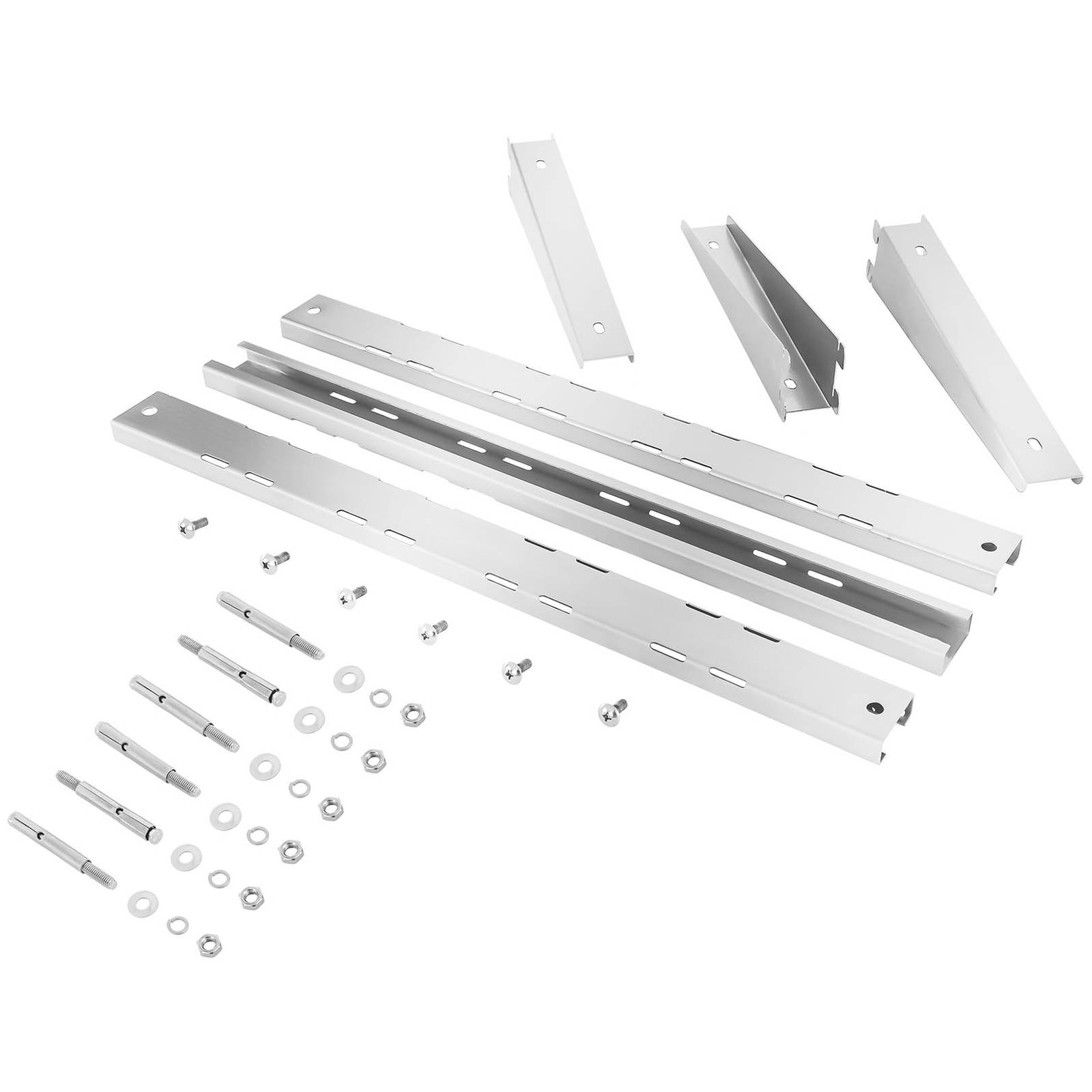 Étagère murale - Royal Catering - 180 cm de long - 2 plateaux - Acier inoxydable - 3