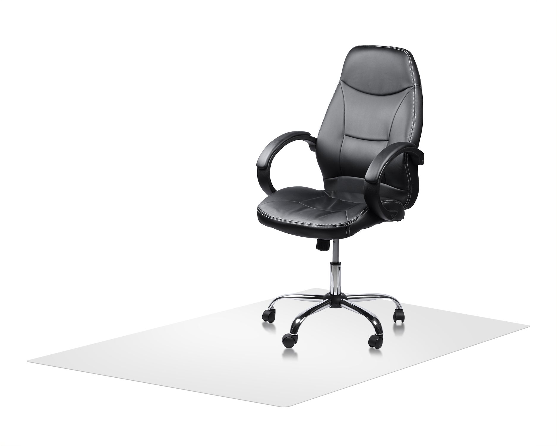 Tapis De Sol Pour Chaise De Bureau - Protection Sol Dur 80x120 Cm (Gris/Noir/Rouge/Blanc)