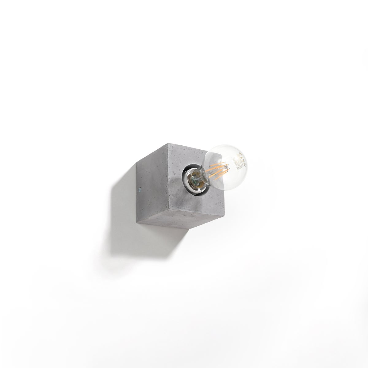 Kinkiet ZXINA beton LED 4000K - 10x10x10cm Sollux