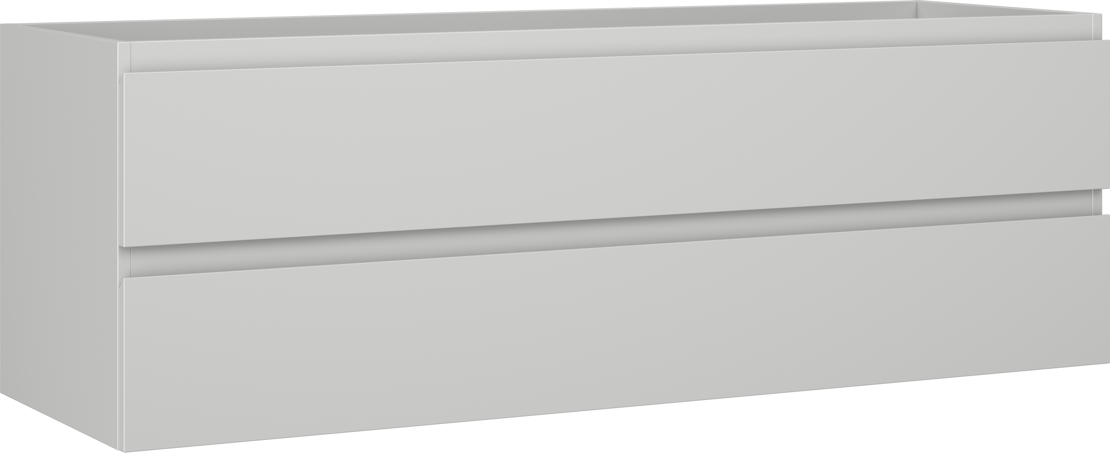 Mexen Orio szafka łazienkowa podumywalkowa 140 cm, 2 szuflady, szara mat - 91A10-14047-2-BFF62