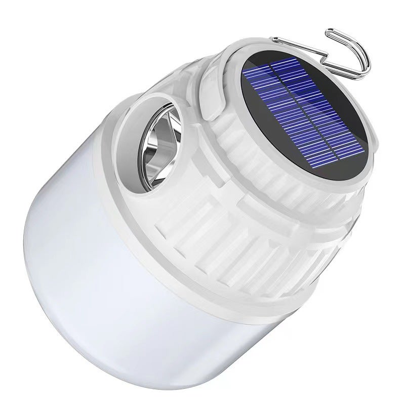 Latarnia kempingowa LED ładowalna lampa kempingowa Solar TYPE C tryby jasności przenośne wodoodporne oświetlenie kempingowe na kemping wędkarstwo