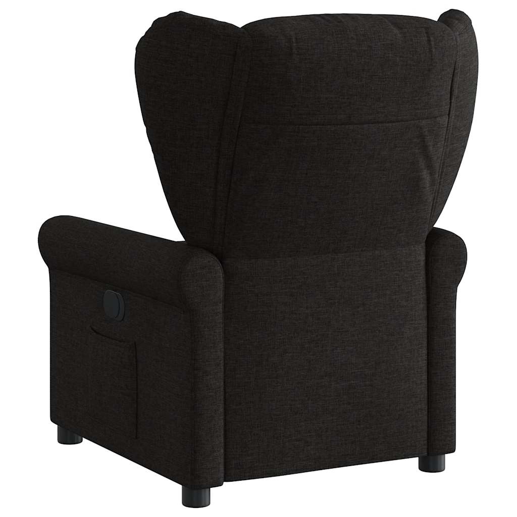 Fauteuil de télévision | Fauteuil inclinable électrique Noir Tissu CFW468992 - 6