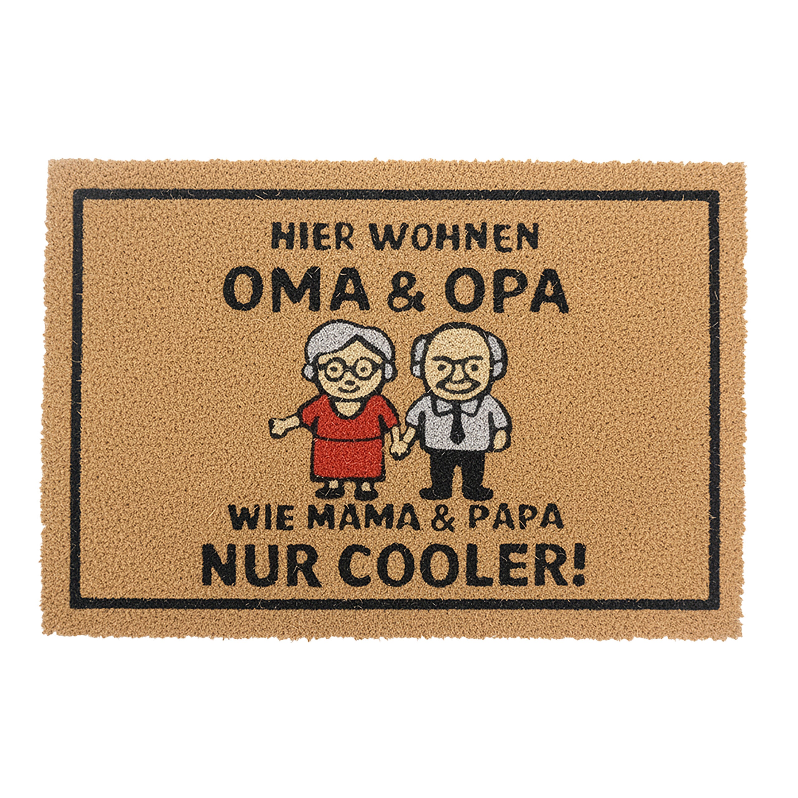 Paillasson Coco Home - Inscription Home - Antidérapant - 75x42 Cm - Neuf