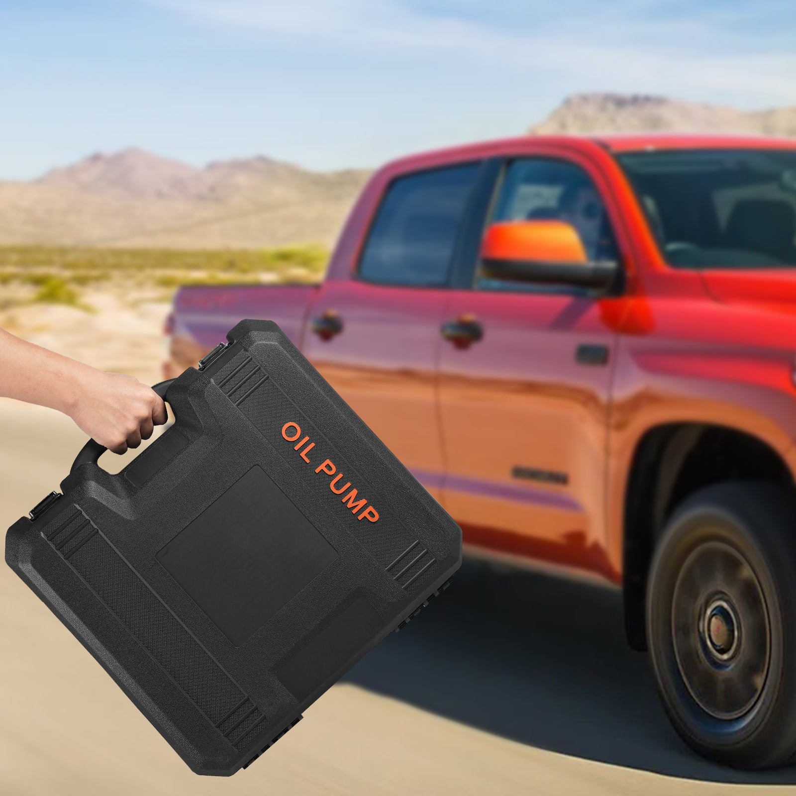 pompe de transfert de carburant Diesel,VEVOR 37,8 l/min,électrique,avec buse de carburant 12V DC,tuyau d'entrée pour transformateur de carburant - 8