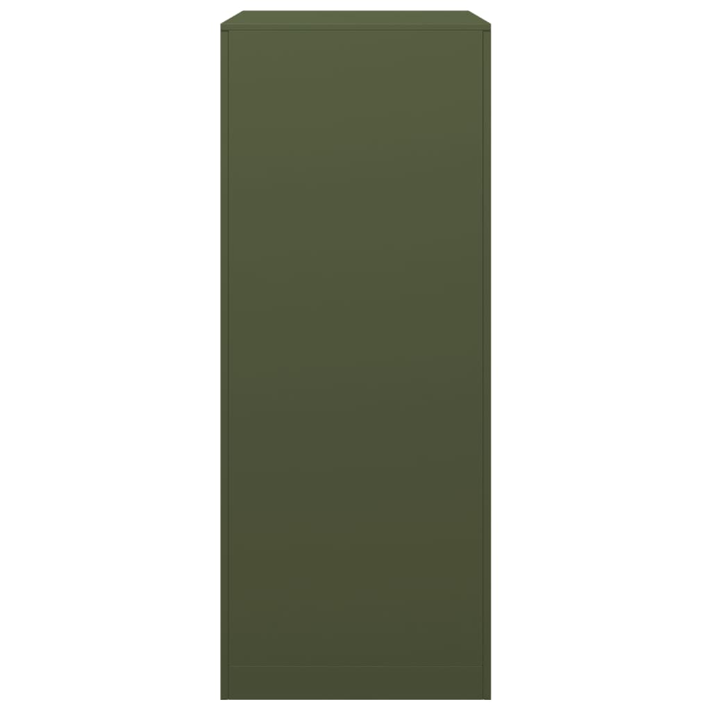 Porte-bûches | Portant de bois de chauffage vert 60x40x100 cm acier CFW379111 - 5
