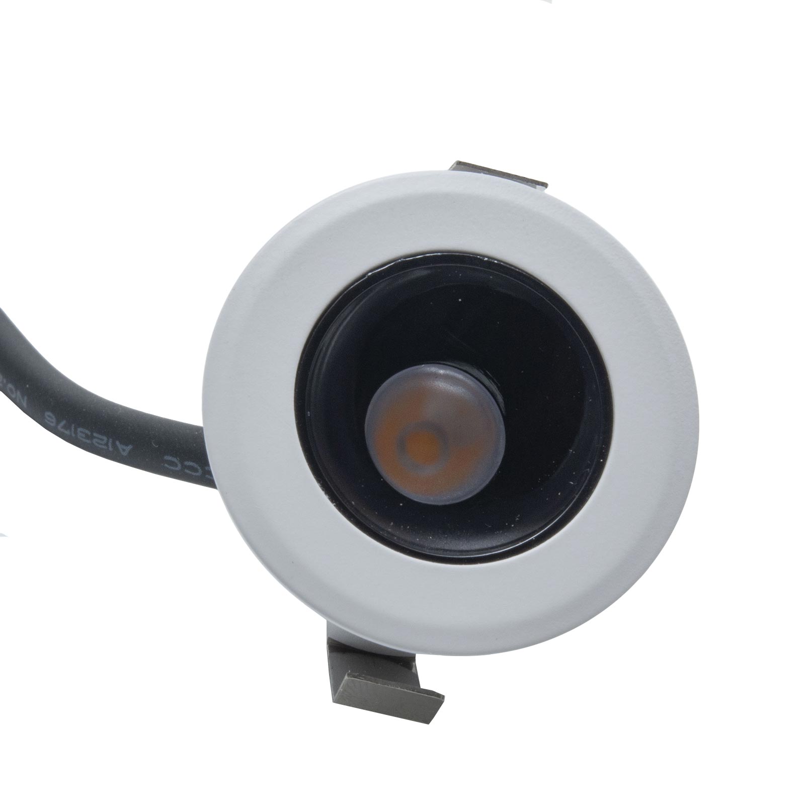 Mini faretto bianco incasso LED 3W CCT da 2700K a 4000K luce SPOT 26 gradi box doccia bagno IP44 vetrine espositori RA90 - 7