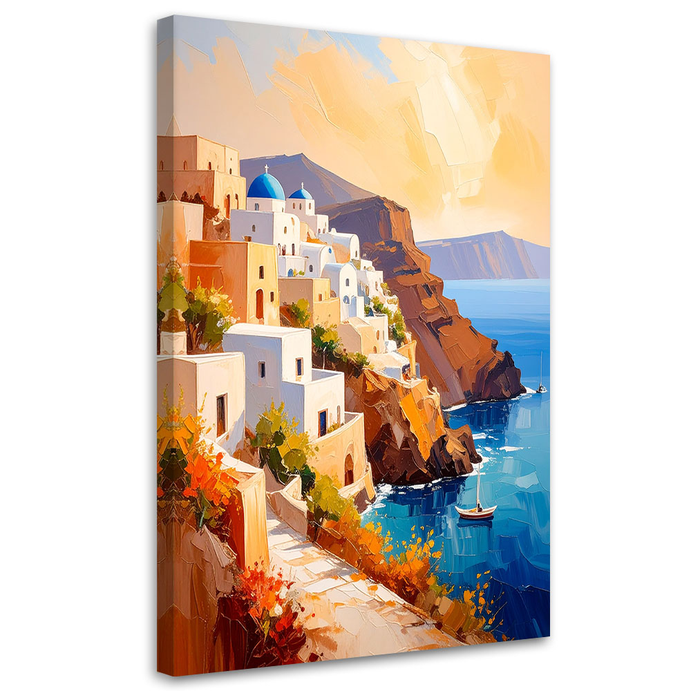 Obraz do salonu sypialni wyspa santorini grecja krajObraz 70x100