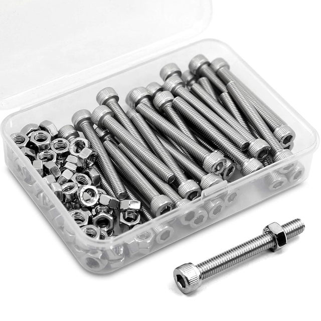 60 Vis à Tête Ronde Torx M4x8 Mm – Acier Inox 304, Lot De 60, Pour Fixation Précise