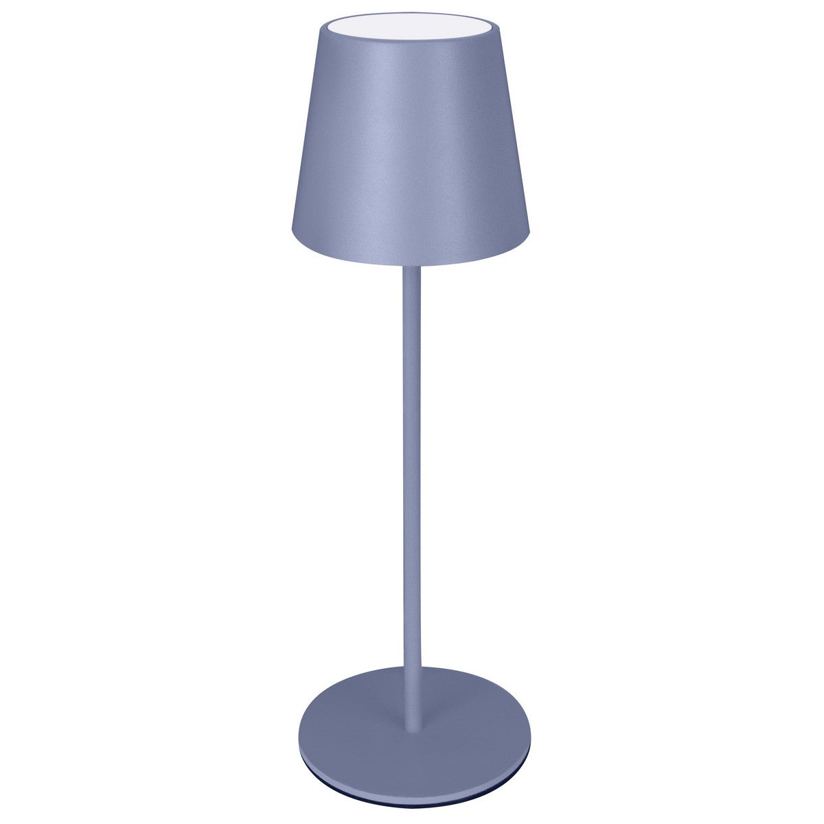 Akumulatorowa Lampa Stołowa Agata, Metal, Niebieski, Majestic