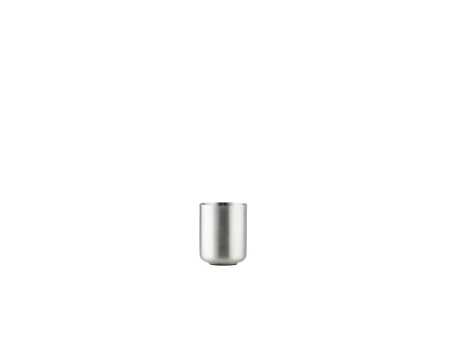 Gobelet Pour Brosse à Dent Zone Denmark RIM – Blanc, Diamètre 7 Cm, Hauteur 13,6 Cm – Design Scandinave, Montage Mural Ou Pose