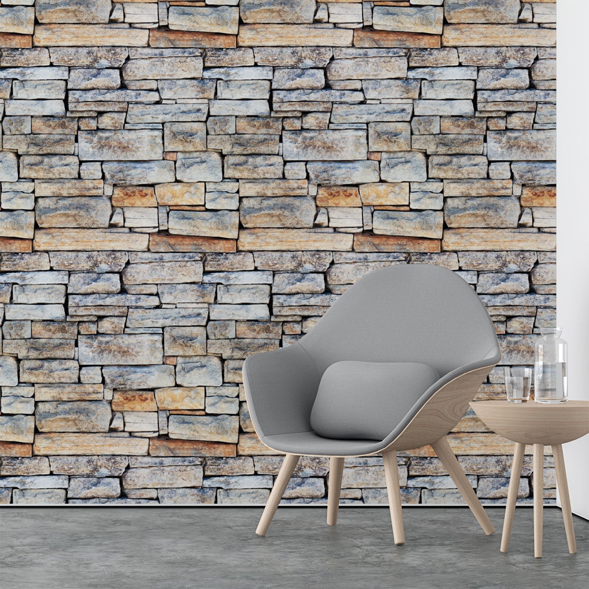 Adesivi materiale pietre de Carthage - Sticker adesivo - adesivi murali - 60x60cm - 3