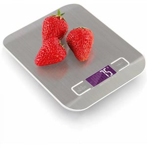 LITTLE BALANCE 8198 Kinetic Flower Bianco, Bilancia da cucina senza batteria, ec