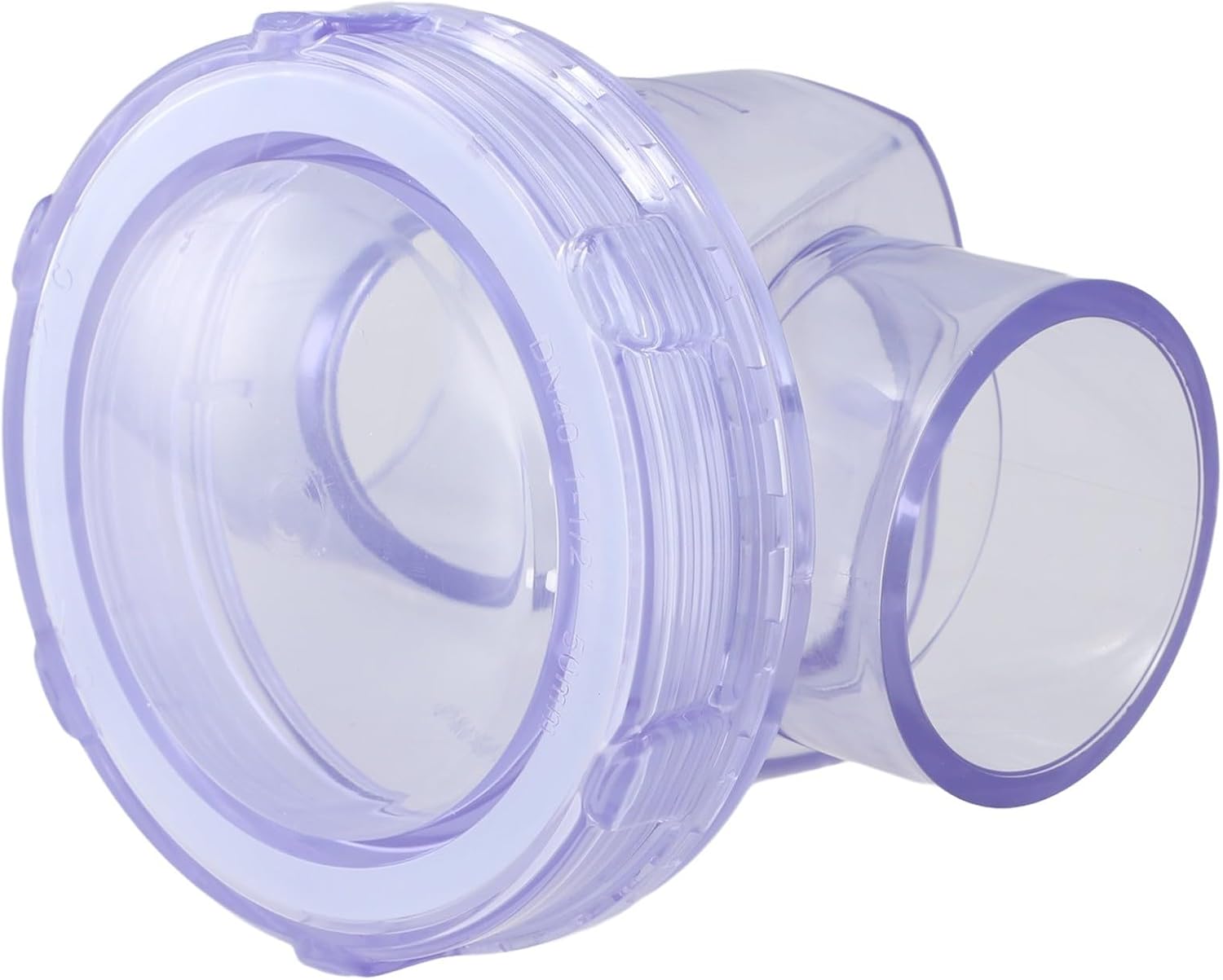Zawór zwrotny z przezroczystego PVC do domowej kanalizacji, rura drenażowa 50 mm, poziomy i pionowy