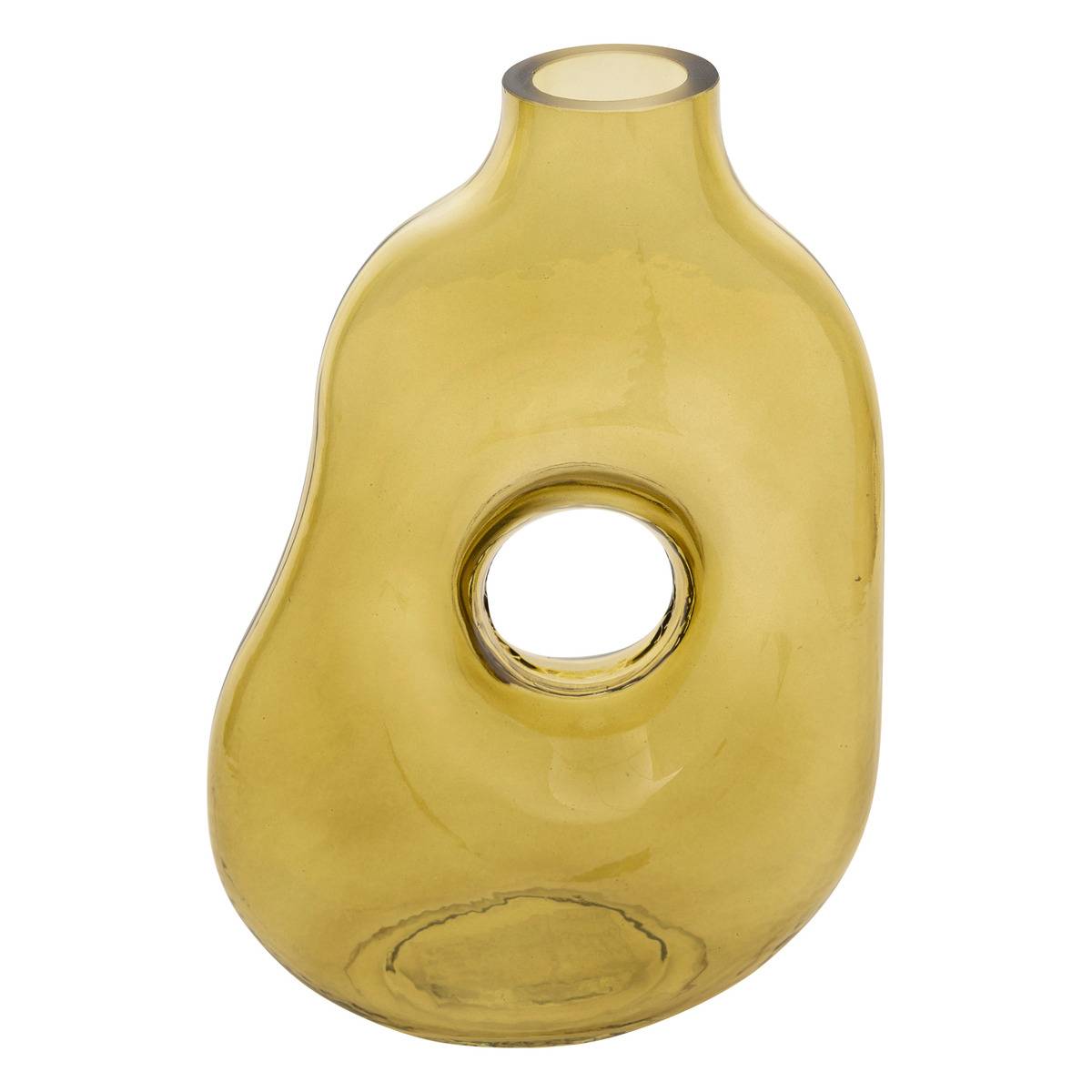 ATMOSPHERA Vaso Sfera In Vetro Trasparente - Diametro 25 Cm, Altezza 20 Cm - Per Decorazione D'Interni