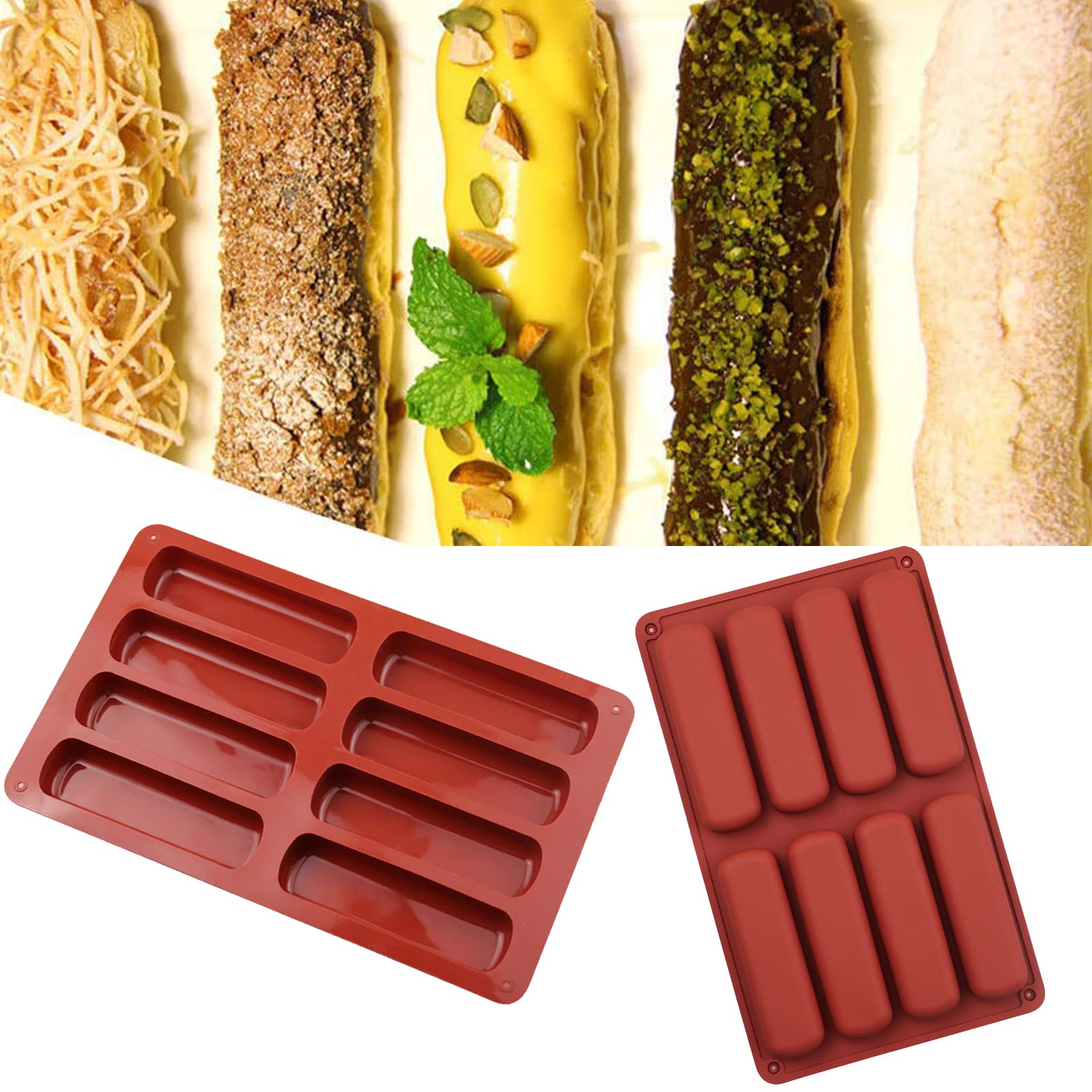 2 Stampi In Silicone Per Barrette Energetiche - 20 Scomparti, Rettangolari, Per Forno E Frigo - Foto 6