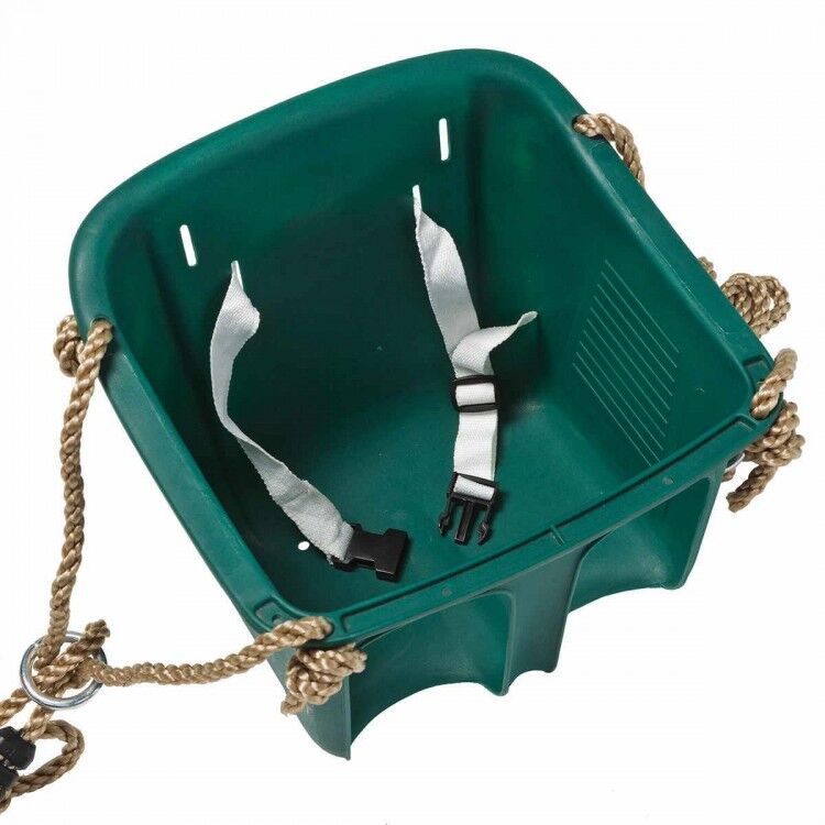 Altalena singola in legno rotondo Masgames KILA L + seggiolino per bambini - 9