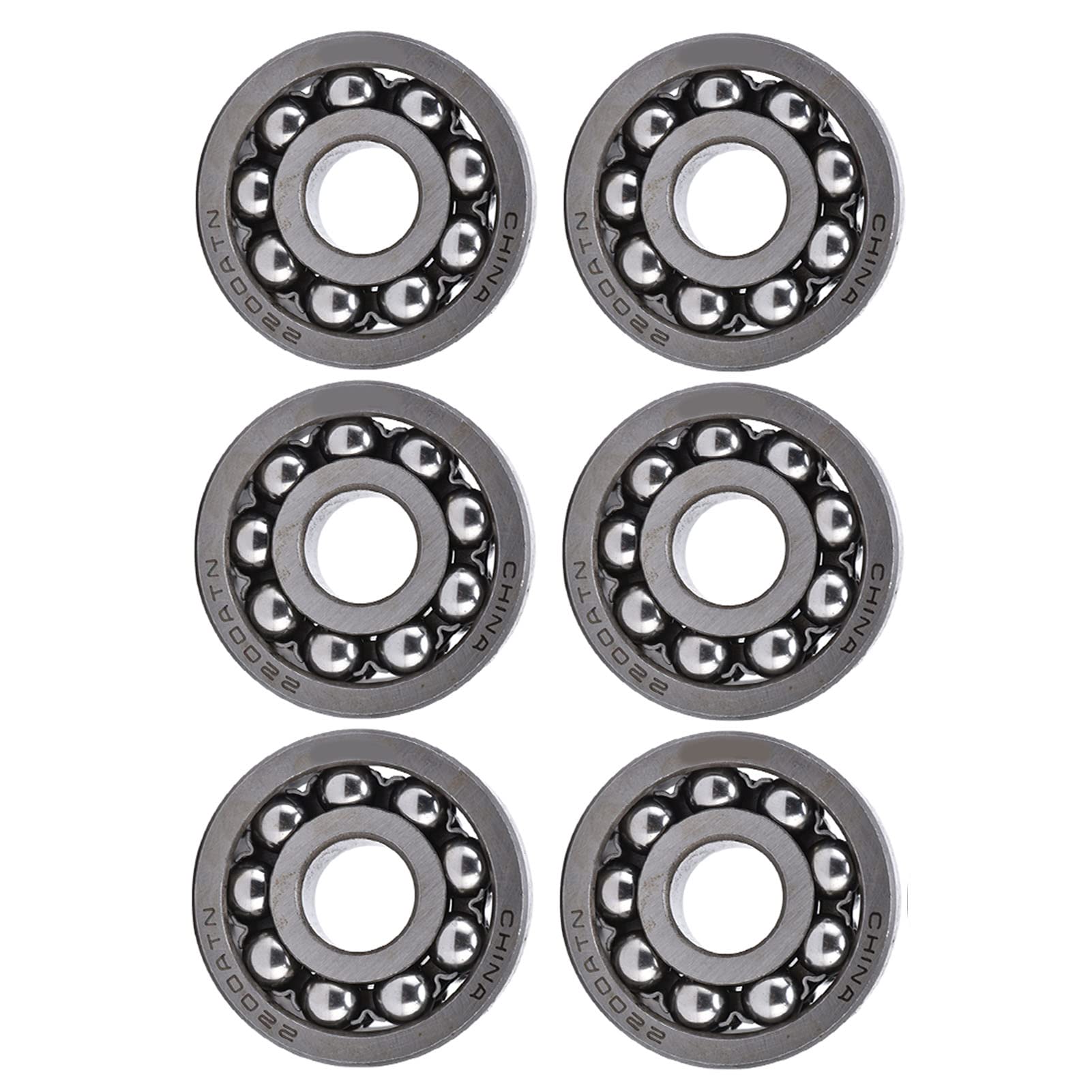 Lot De 8 Roulements à Billes 608 ZZ – Double Blindage, Acier Carbone, Pour Skateboard/longboard/roller – Bleu, 8x22x7mm