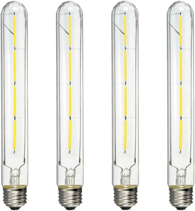 Bombilla de filamento E27 de 4W, 6500K, blanco frío, 400LM, LED COB, bombilla de tungsteno Edison, reemplazo para bombillas incandescentes, paquete d