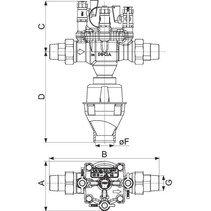 Disconnecteur à zone de pression réduite contrôlable - 2