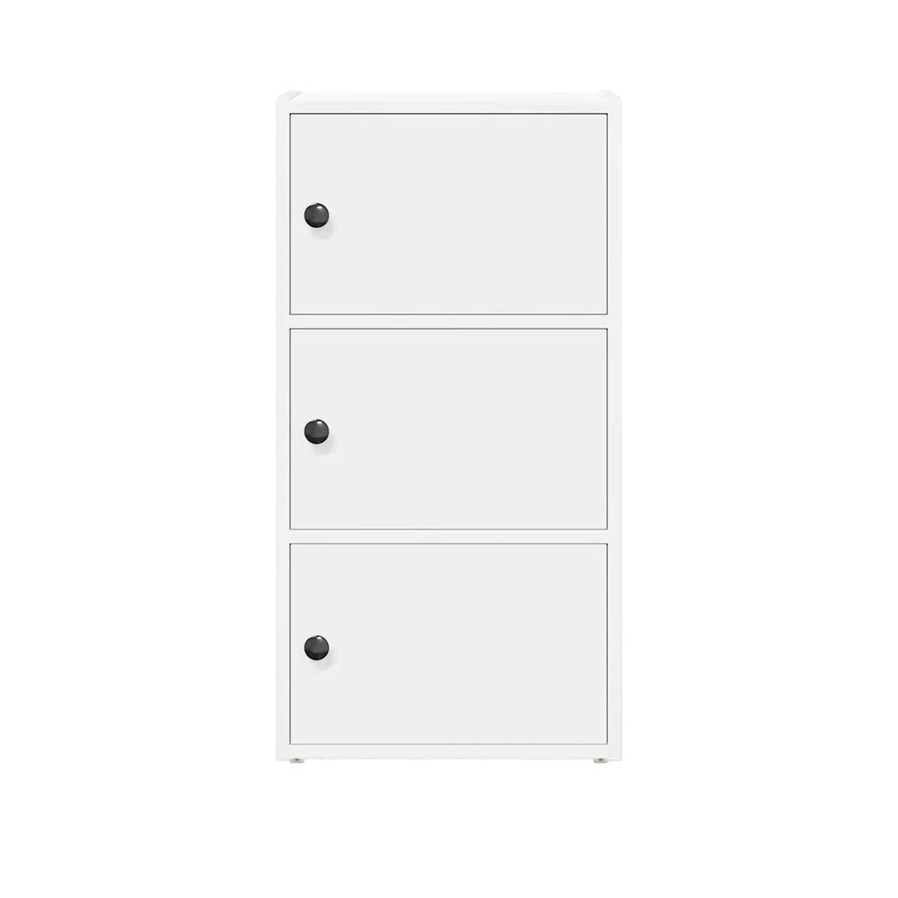 Regał vidaXL Biały 40x24x77 cm Drewno Inżynieryjne Trwałe