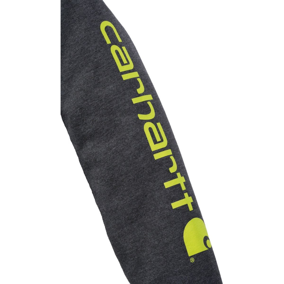 Sweat Midweight Sleeve Logo Hooded K288 Gris Carbon - Carhartt - Taille S - 2