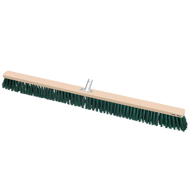 Escoba - 105 cm - Natural - Cepillo Barrendero - Jardín de Escoba Exterior - Escobon de Barrer - sin Mango - Cepillo Industrial - Madera PVC KOTARBAU