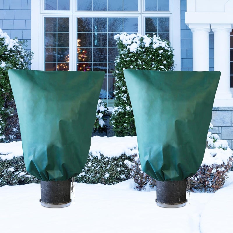 Zielona osłona na rośliny zimowe w 2 częściach (300*300 cm): z zamkiem błyskawicznym, przyjazna dla roślin, odporna na promieniowanie UV, wielokrotneg