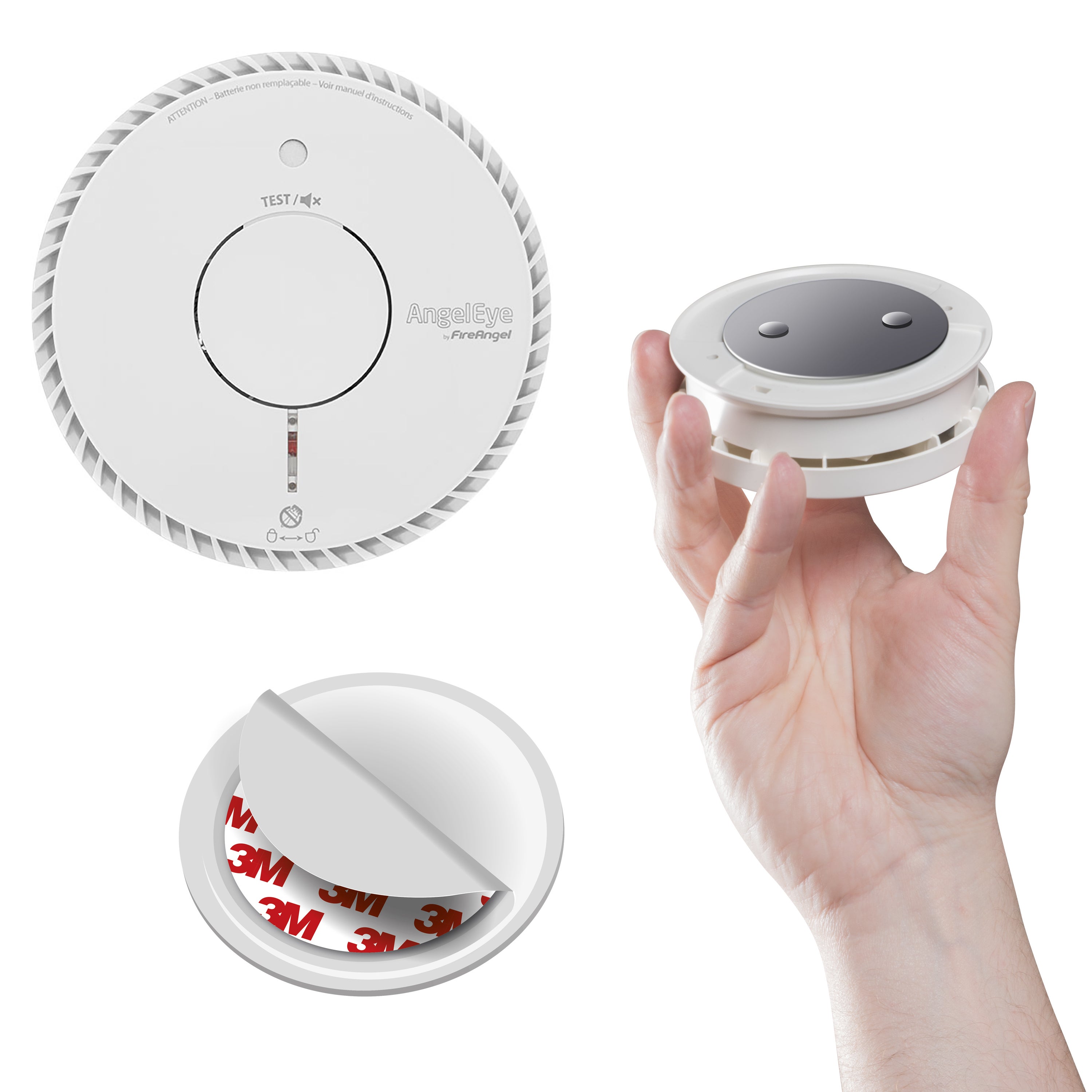 CHACON Détecteur De Fumée Optique CHACON Avec Pile Alcaline - 5 Ans (NF