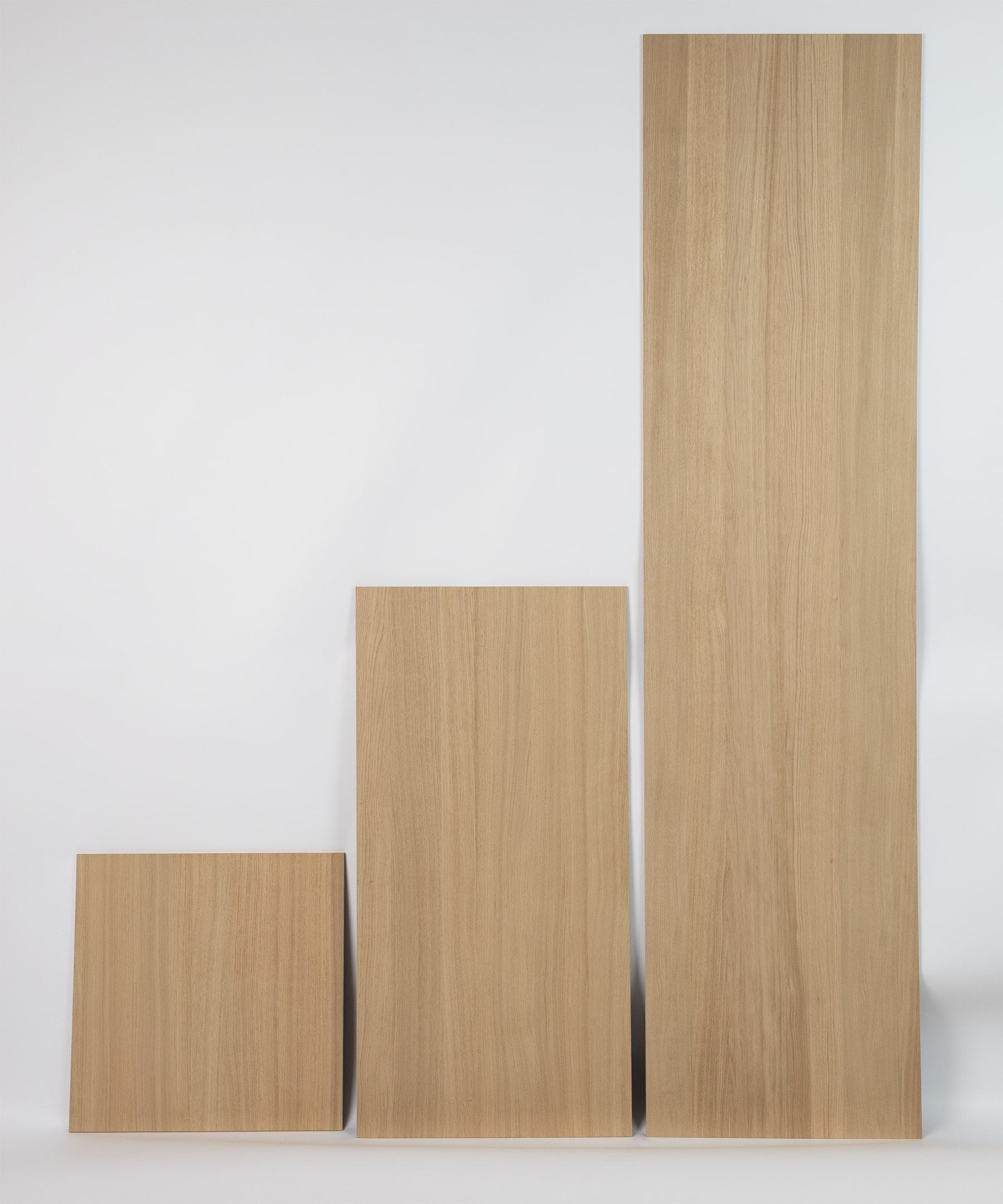 Panel decorativo. Roble 60x60cm. Fabricado en un diseño liso en chapa de madera natural - 5