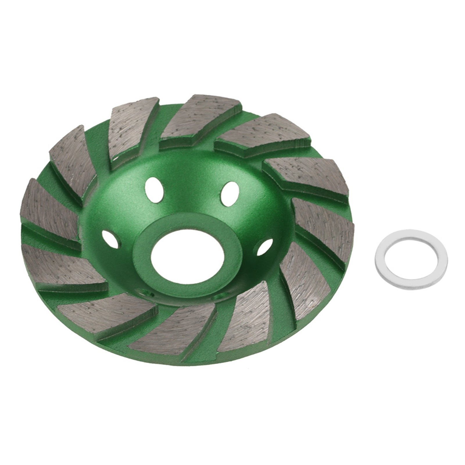 Meule Diamant Segmentée 100mm Pour Béton/Ciment - Abrasif Vert - Neuf